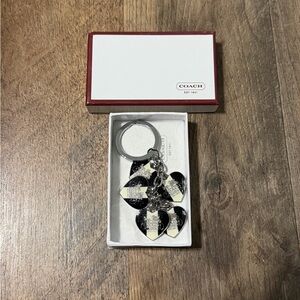 Coach Heart Keychain